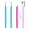 Paper Quilling Tools Rolling Curling Quilling Needle Pen DIY Cardmaking Paper Quilling Pen for Art Craft Handmade Tools, 4 Colors (24 Pieces)