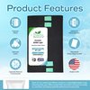 Breathe Naturally Replacement Carbon Pre-Filters Compatible with Hunter 30901, HEPAtech and QuietFlo Air Purifier - Activated Charcoal Filter Sheet - 16" x 30"x 0.2" (Pack of 2, Carbon Prefilters)
