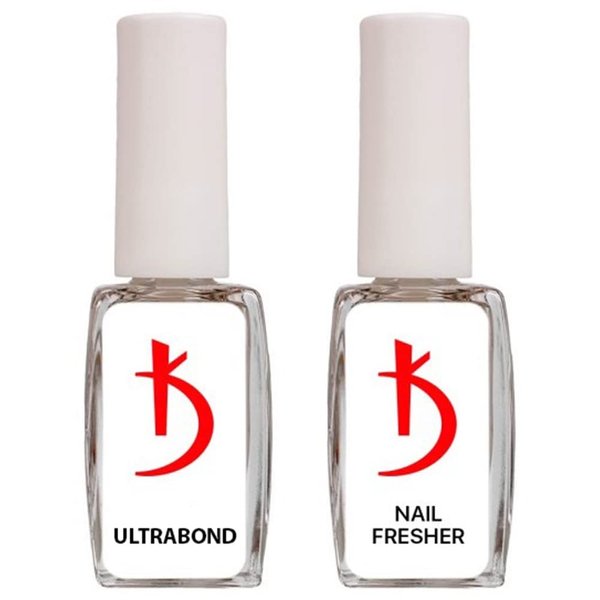 Kodi Professional SET 2in1 Ultrabond 12ml. (0.4 fl oz) + Nail Fresher 12ml. (0.4 fl oz) KIT Gel LED/UV Nail Polish Coat Soak Off Original, 2