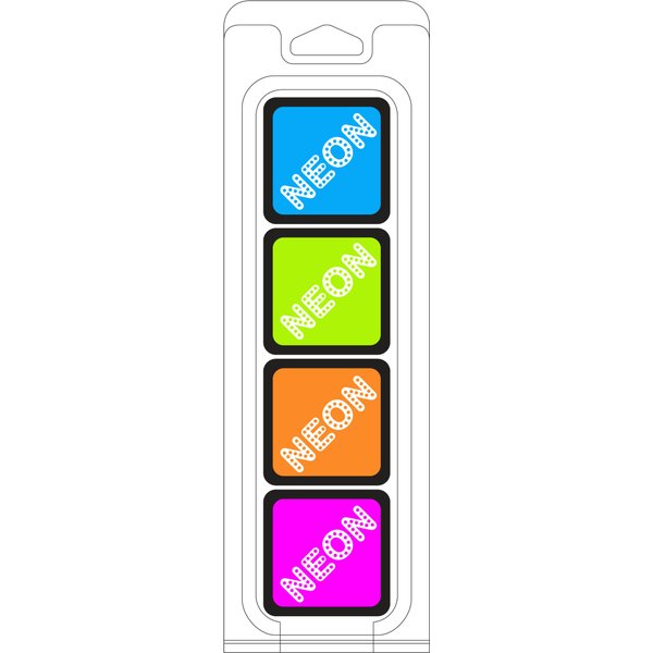Hero Arts AF241 Ink, Neon 4-Cube Pack