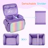 GRAOSO Carrying Case Compatible with Tonies, Storage Bag Organizer for Audio Player Starter Set, Figures, Headphones, Charging Station, Accessories, with Shoulder Strap and Handle, Purple (Case Only)