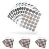 CB 1200 Pcs Aluminum Foil Glue Pallet Sticker Disposable Eyelash Glue-Stickers Eyelash Glue Holder Pallet Sticker For Makeup Tool Supplies