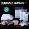 Levex - 14" x 20" (200 Count) 4 Mil Heavy Duty, Strong & Durable Clear Reclosable Zip Plastic Poly Bags with Resealable Lock Seal Zipper for Travel, Storage, Packaging & Shipping