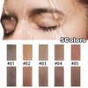 Kaely 2 Color Eye Brow Powder Makeup Kit,Eyebrow Contour Palette for Beginners,Brow Stamp Stencils Kit,Eyebrows Waterproof Gel with Brush,maquillaje para cejas,02 Natural Brown+Brown