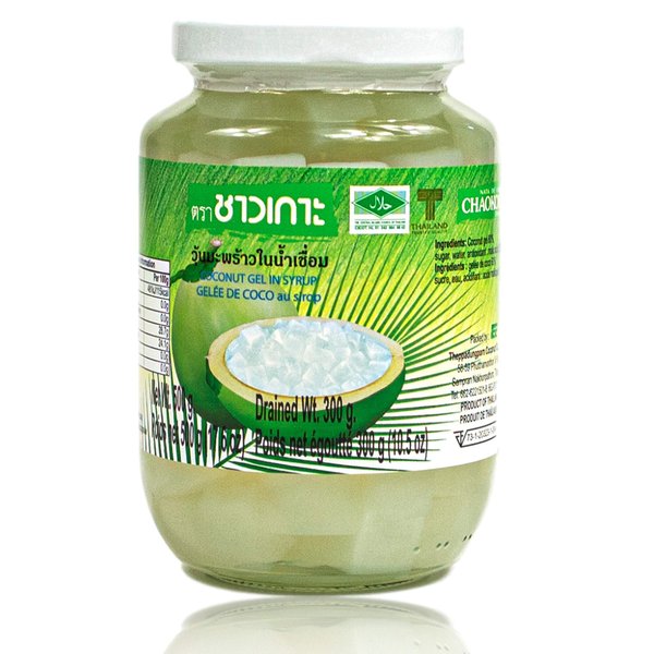 [Chaokoh] Coconut Gel in Syrup Net Wt. 500g. From Thailand