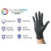 Infi-Touch Black Nitrile Gloves, Disposable, Powder-Free, Hypoallergenic, Size Small, 100 Count