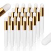 BEYELIAN 20 Pcs Lash Shampoo Brushes Set, Eyelash Extension Cleanser Brush, Blackhead Remover Brush, Nose Pore Deep Cleaning Brush, Soft and Comfortable Facial Makeup Remover Tools White