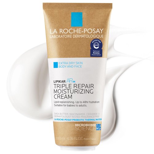 La Roche-Posay Lipikar Balm AP+ Intense Repair Body Lotion for Extra Dry Skin, Body Cream with Shea Butter and Niacinamide, Repairs Dry and Rough Skin, 6.76 Fl Oz (Pack of 1)