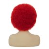 Dai Cloud Red Afro Wig for Black Women 70s Costume Wig Puff Short Curly Fluffy Soft Wigs Party Cosplay and Daily Hair wig