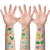Temporary tattoos for kids, cute dinosaur tattoo stickers, dinosaur party favors, animal tattoos, suitable for party supplies and decorations, 180+PCS, 20 sheets