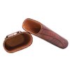 AMANCY 3 Holder Elegant Vintage Style Crocodile Pattern Leather Cigar Case with Cedar Wood Lined,including Cigar Cutter