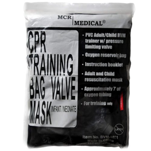 CPR Training Bag Valve Mask (BVM) INFANT in Mesh Bag, BVM-3021-001
