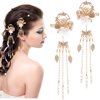 Lurrose Chinese Hair Clip Chinese Hair Pins Japanese Hair Pin Hanfu hairpin Hanfu Accessory Oiran Geisha Antiquity