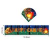 Camping Party Decorations Happy Camper Banner, Camping Theme Birthday Party Supplies for Boy Girl, Camp Adventure Baby Shower Indoor Outdoor Party Decor