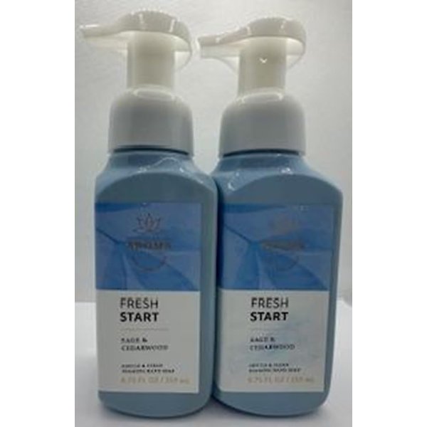 Generic Set of 2 Aroma Fresh Start Gentle & Clean Foaming Hand Soap 8.75 Ounce Sage & Cedarwood