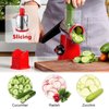 Cheese Grater Rotary, Rotary Grater for Kitchen, Kitchen Grater Vegetable Slicer with 3 Drum Blades, Fast Cutting Cheese Shredder for Vegetables and Nuts