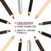 UOCK Eyeliner - 6 shades of eyeliner set: Natural Matte, Long-lasting, Waterproof Eyeliner, Eye Makeup, Eyebrow Pencil (White, Plesh color, Olive Green, Honey Brown, Punk Dark Blue, Black.)