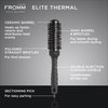 Fromm Elite Thermal Ceramic x Ionic 1.25" Round Brush for Expert Blowouts and Faster Hair Drying | Roller Hairbrush for Anti-static Styling, Smoothing, Straightening and Shine