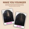 Sevich Hairline Powder，Instantly Conceals Hair Loss, Root Touch up Powder, Hair Shadow Toppers for Women & Men, Touch Up for Thinning Gray Hair, Windproof & Sweatproof, Dark Brown