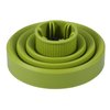 Volumizing Universal Hair Diffuser, Hair Dryer Diffuser Attachment for Curly and Wavy Hair, Foldable Hairdryer Hair Blower Diffuser Cover Styling Hairdressing Tool (Green)