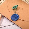 24 Pieces Glue Gun Sealing Wax Sticks for Wax Seal, Mini Envelope Glue Gun Sealing Wax for Wedding Invitations, Cards Envelopes, Snail Mails, Wine Packages (Sea Blue)