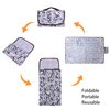 Mickey Minnie Picnic Blanket Mat for Camping Hiking Outdoor Concert Travel Large Foldable Portable Reusable Black & White