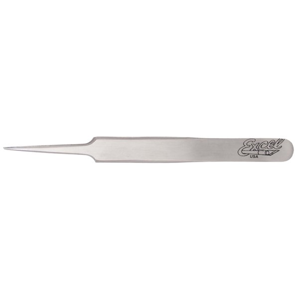 Excel Straight Point Tweezer, Polished