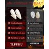 TLPUHU Vampire Teeth Halloween - 6 Pairs 3 Sizes Kids Vampire Fangs for Cosplay, Vampire Accessories Party Cosplay Props Vampire Decor Sharp Fake Teeth with Glue for Vampire