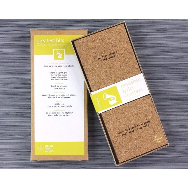 Greatest Hits Mistaken Lyrics Coasters