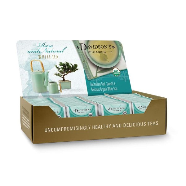Davidson's Organics, White Peach, 100-count Individually Wrapped Tea Bags