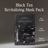 Pyunkang Yul Fermented Black Tea Revitalizing Mask Pack with Low Molecule Collagen, Shea Butter, Skin Revival, Elasticity Care, Deep Moisturizing, Korean Face Skin Care Facial Mask Sheet 25ml x 10ea