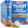 Nuun Sport Electrolyte Tablets with Magnesium, Calcium, Potassium, Chloride & Sodium, Gluten Free & Vegan, Mixed Flavors, 6 Pack (60 Servings Total)