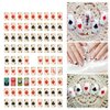 Poker Nail Art Stickers Decals 3D Card Nail Art Supplies Fashion Playing Cards Designer Nail Sticker Red Heart Diamond Spades Geometric Letter Nail Designs Sticker for Acrylic Nails (8 Sheets)