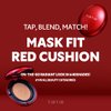 TIRTIR Mask Fit Red Cushion Foundation | Japan's No.1 Choice for Glass skin, Long-Lasting, Lightweight, Buildable Coverage, Semi-Matte (55N Espresso, 0.63 Fl Oz (Pack of 1))