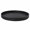 OMEM Reptile Food Bowl Water Dish,Feeding Dish, Birds Bowl (L, Black)