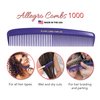 Allegro Combs 1000 X-Large Styling Comb Hair Cutting Barber Stylist Shampoo Combs All Purpose Wide And Fine Tooth Made In The USA 2 Pc. (Purple)