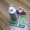 alltogetho The Leaning Tower of Pisa Euro Constrution Micro Mini Building Blocks for Adult Toys Set Assemble Bricks for Gift