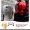 Chunyin 24 Pieces Halloween Bald Caps Makeup Latex Bald Head Wig Cap Set Bald Hat Cosplay Black Mesh Weaving Hair Net for Adults Makeup Party Theme Costume Accessories