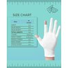 ANSMIO 2 Pairs Cotton Gloves Touchscreen, White Gloves for Dry Hands, Cotton Gloves for Sleeping, Moisturizing Night Gloves, White Gloves 100% Cotton, Size M (2 Pairs)