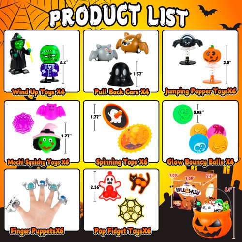 OCTERIC Halloween Party Favors (A)