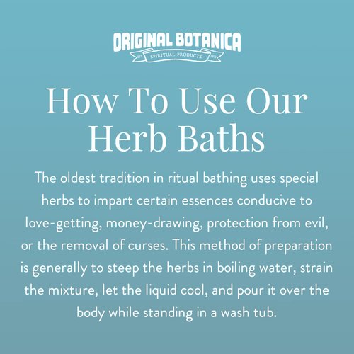 Original Botanica Open Road Abre Camino Herb Bath Spiritual Cleansing Body Wash Ritual Negative Energy Protection Herb Purification Prosperity Good Luck Attract