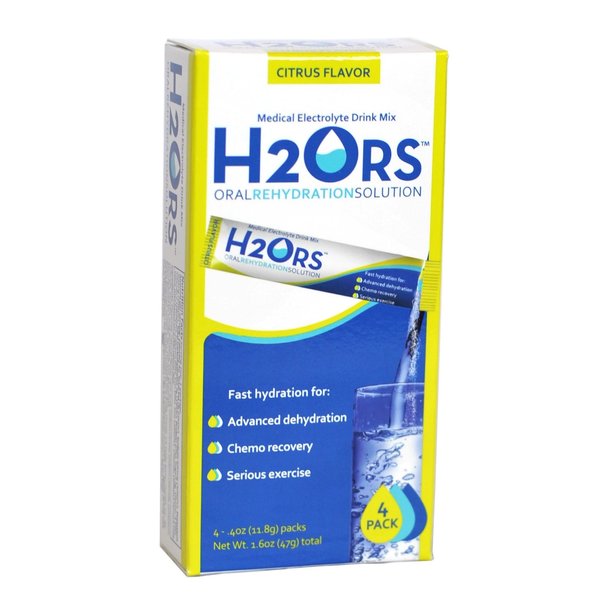 H2ORS Electrolyte Drink Powder: Citrus (4 Pack)