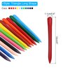 PATIKIL Washable Crayons, 12Pcs 12 Colors Easy to Grip Triangle Long Shape Crayon with Box for Art Craft Supplies Drawing Learning & Practice Festival Gift