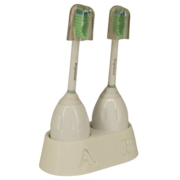 **Customizable** Toothbrush Head Holder Compatible with Philips Sonicare Advance Model e-Series (2 Slots)