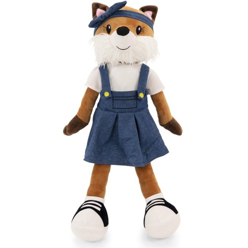 Plushible Soft Baby Doll - 18 Inch Rag Dolls for Girls, Infants & Babies - My First Plush for 1 Year Old - 2 Clothing Sets - Girl Toys - Fox