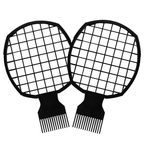 Framendino, Afro Twist Comb Twist Brushes Hair Styling Comb Set Hair Coils Comb Tool for Home Salon Barber Supplies (2 Pack)
