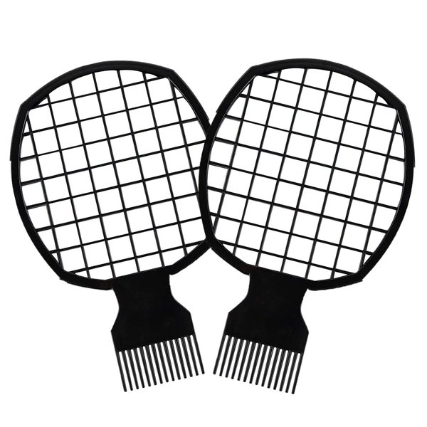 Framendino, Afro Twist Comb Twist Brushes Hair Styling Comb Set Hair Coils Comb Tool for Home Salon Barber Supplies (2 Pack)