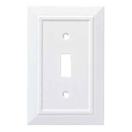 Franklin Brass W35241-PW-C Classic Architecture Single Switch Wall Plate, White