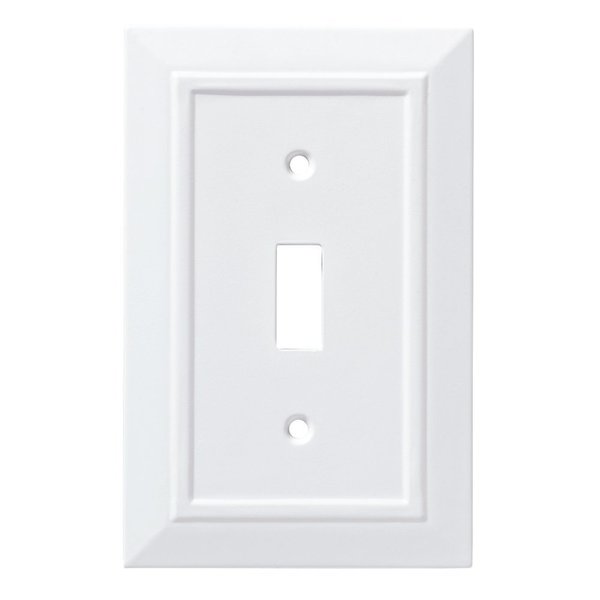 Franklin Brass W35241-PW-C Classic Architecture Single Switch Wall Plate, White