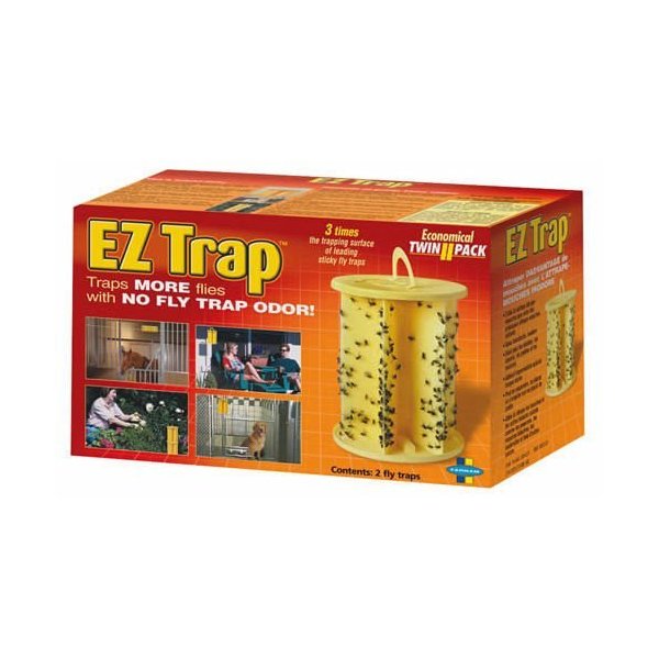 Starbar 3004323 EZ Trap Case of 2 Bright Yellow Sticky Glue Fly/Insect Killer